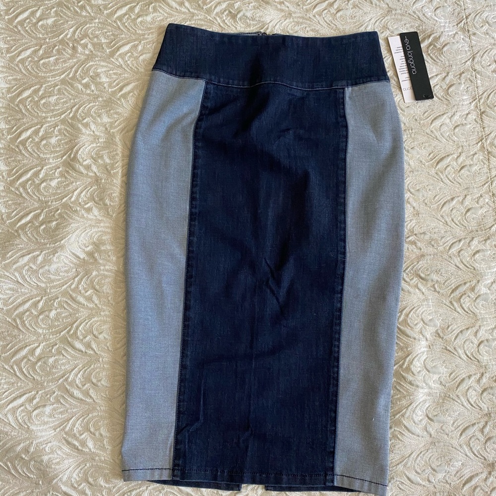NWOt Eva Longoria Denim Skirt stretchy
